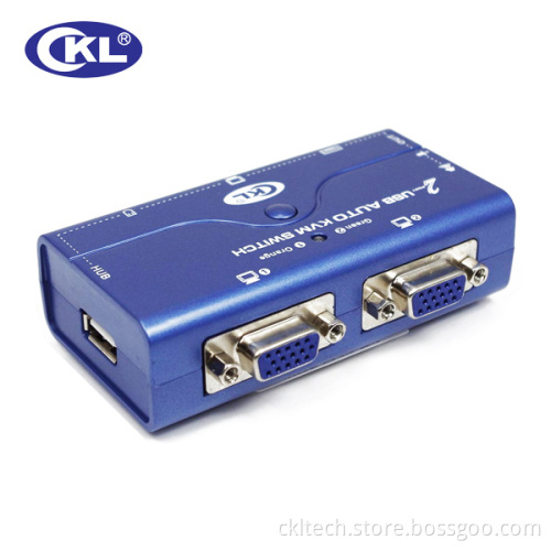 Mini 2 Port USB Kvm Switch with Audio